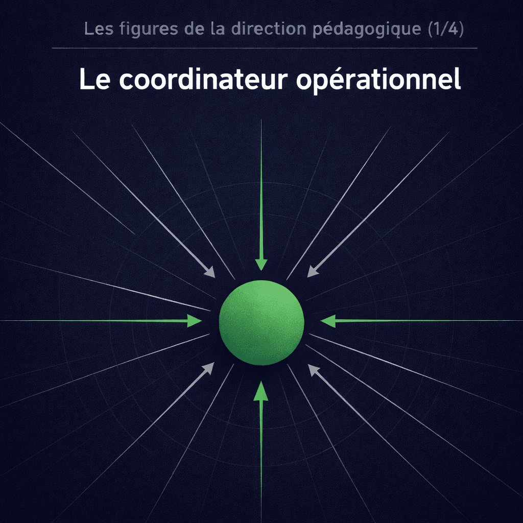 Les figures de la direction pédagogique (1/4) : Le coordinateur opérationnel