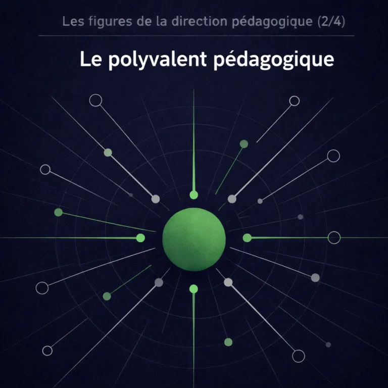 Les figures de la direction pédagogique (2/4) : Le polyvalent pédagogique